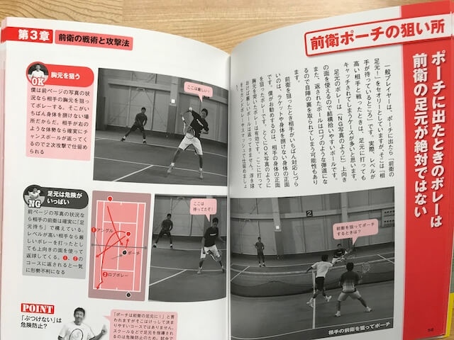 試合に勝つテニス鈴木貴男のダブルス講座P56-P57